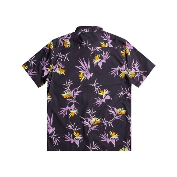 NWT!!Quiksilver Mens Classic Button Up Hawaiian Shirt Size Medium - Picture 3 of 5